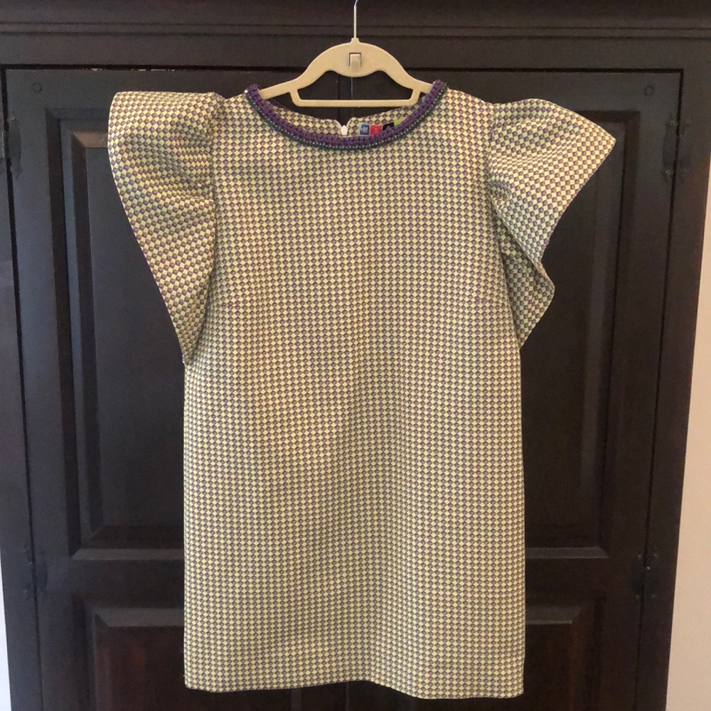 MSGM green/ purple dress